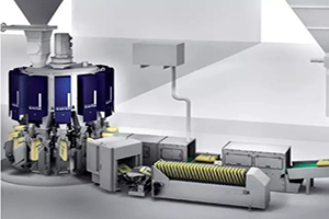Industrial coating of air knife