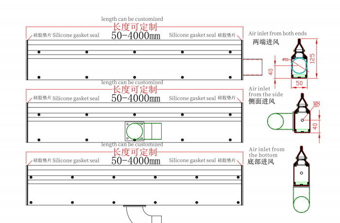 Air Knife Structure Diagram