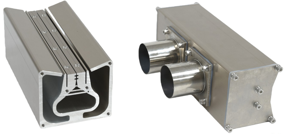 110W × 95H mm winged aluminum alloy body